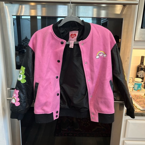 Forever 21 Other - Forever 21 X Care Bears  Varsity Jacket, size 11/12, a few stains 🐻